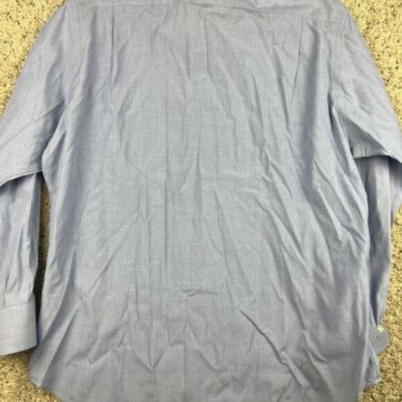 Polo Ralph Lauren Regent Classic Fit Long Sleeve Button Up Shirt Blue 16 32/33 - Picture 7 of 7
